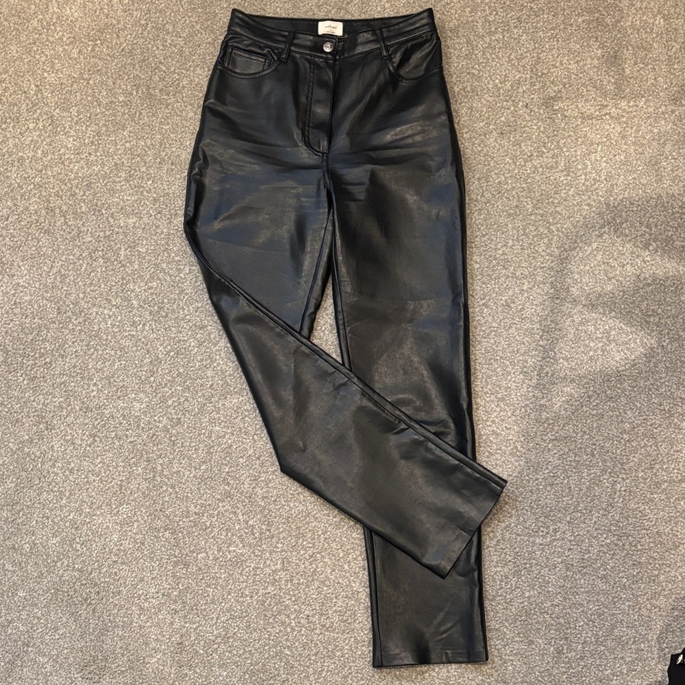 Aritzia Wilfred Melina Leather Pants